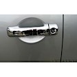 401042 ABS Plastic Plain Door Handle Cover, Chrome
