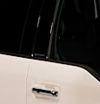 402679BPFD Pillar Trim, Black Platinum, Set of 4