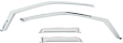 480067 Front and Rear Window Visor, Chrome