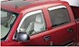 480137 Front and Rear Window Visor, Chrome