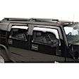 480137 Front and Rear Window Visor, Chrome