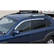 480257 Front and Rear Window Visor, Chrome