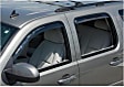 580137 Front and Rear Window Visor, Smoke