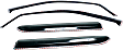 580137 Front and Rear Window Visor, Smoke