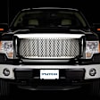 2010 Ford F-150 - Grille, Silver, Bar Style; Punch Pattern; Cut To Fit Design