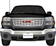 84138 Billet Grille - Polished, Stainless Steel, Punch Style, Grille Insert, Direct Fit, Sold Individually