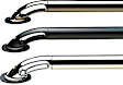 1973 GMC C15/C1500 Pickup - Bed Rails, 96.0,  in. Bed, Fleetside, With Toolbox, Polished, Stainless Steel, Set of 2