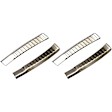 95150 Door Sill Protector - Chrome, Stainless Steel, Direct Fit, Set of 4