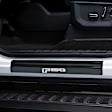 95150BPFD Door Sill Protector - Black Platinum, Stainless Steel, F-150 Logo, Direct Fit, Set of 2