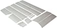 9751408 Rocker Panel Trim, Chrome, Stainless Steel, Sold individually, Crew Cab Pickup