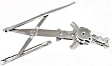 Coupe Front, Driver Side Power Window Regulator, With Motor