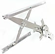 Coupe Front, Driver Side Power Window Regulator, With Motor