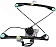 Sedan Front, Passenger Side Power Window Regulator, With Motor