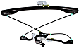 Sedan Front, Passenger Side Power Window Regulator, With Motor