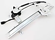 Sedan Front, Driver Side Power Window Regulator, With Motor