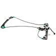 Coupe Front, Driver Side Power Window Regulator, With Motor