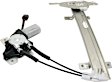 Rear, Passenger Side Power Window Regulator, With Motor