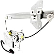 Sedan Rear, Passenger Side Power Window Regulator, With Motor