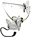 Sedan Rear, Passenger Side Power Window Regulator, With Motor