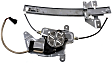 1999-2005 Pontiac Grand Am - Sedan Rear, Driver Side Power Window Regulator, With Motor