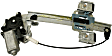 Rear, Passenger Side Power Window Regulator, With Motor