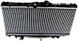 Radiator, 1.6L Engine, Base/DLX/DLX All Trac/FX/FX16/LE/LSX/SR5/SR5 All Trac Models, Aluminum Core, Plastic Tank