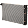 Radiator, 5.0L/5.7L Engines, Standard Duty Cooling, 28 in. x 19 in. Core Size, Aluminum Core, Plastic Tank