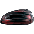 1997-2003 Pontiac Grand Prix - Passenger Side Tail Light, without Bulb, Halogen, Clear and Red Lens