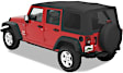 2009 Jeep Wrangler - Soft Top Fabric - Black diamond, Sold individually