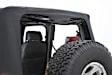 2009 Jeep Wrangler - Soft Top Fabric - Black diamond, Sold individually