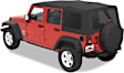 2009 Jeep Wrangler - Soft Top Fabric - Black diamond, Sold individually