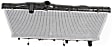 Radiator, 2.0L Engine, Automatic or Manual Transmission, Aluminum Core, Plastic Tank