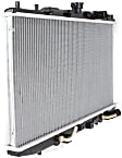 Radiator, 1.5L/1.6L Engines, Aluminum Core, Plastic Tank