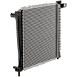 1985-1994 Ford Ranger - Radiator, 2.8L/2.9L/3.0L/4.0L Engines, Manual Transmission, Aluminum Core, Plastic Tank