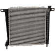 1985-1994 Ford Ranger - Radiator, 2.8L/2.9L/3.0L/4.0L Engines, Manual Transmission, Aluminum Core, Plastic Tank
