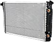 Radiator, 2.5L/3.1L/3.8L/5.0L/5.7L Engines, Aluminum Core, Plastic Tank