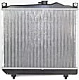 Radiator, 2.2L/2.5L/3.9L Engines, Aluminum Core, Plastic Tank, Base Model