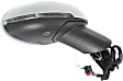 Passenger Side Mirror, Power, Power Folding, Heated, Paintable, In-housing Signal Light, With memory, With Puddle Light, No Auto-Dimming, With Blind Spot Light in Housing