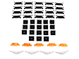 PCK-537-86 Molding Clip - Direct Fit, Set of 48