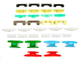 PCK-684-91 Molding Clip - Direct Fit, Set of 33