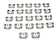 PCK-724-68 Molding Clip - Direct Fit, Set of 22