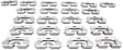 PCK-724-68 Molding Clip - Direct Fit, Set of 22