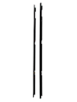 WFP 1410 82 Direct Fit Beltline Molding, Kit