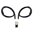RWP 1413 69 Roof and Top Weatherstrip Seal - Door Weatherstripping, Set of 2