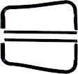 VWK 1110 60 Roof and Top Weatherstrip Seal - Glass Weatherstrip, Kit