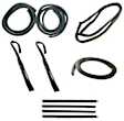 1993 Chevrolet S10 - Weatherstrip Kit, With All Black Windshield Trim And Rear Window Trim