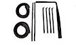 DK 3110 80 Door Molding and Beltlines, Front Door, Left and Right