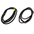 DWP 5110 88 Driver and Passenger Side Door Seals, Weatherstrip, Door