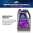 PEV0B3 PEAK ORIGINAL EQUIPMENT TECHNOLOGY Concentrate Antifreeze + Coolant for European Vehicles - VIOLET - 1 Gal.