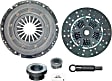 1986 Ford Mustang - Clutch Kit, Except HP Motor Sport, 10 1/2 in. Clutch Diameter, 10 Tooth Spline, 1 1/16 in. Input Shaft Diameter, With Alignment Tool, Without Flywheel, With Release Bearing, Perfection Clutch OE Replacement